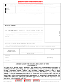 Form Clk/ct. 036 - Subpoena Duces Tecum For Deposition