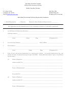 Individual Professional Solicitor Registration Statement Form - State Of South Carolina Secretary Of State