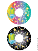 Stars Birthday Cd-dvd Labels