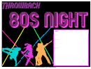 80s Night Flyer Template