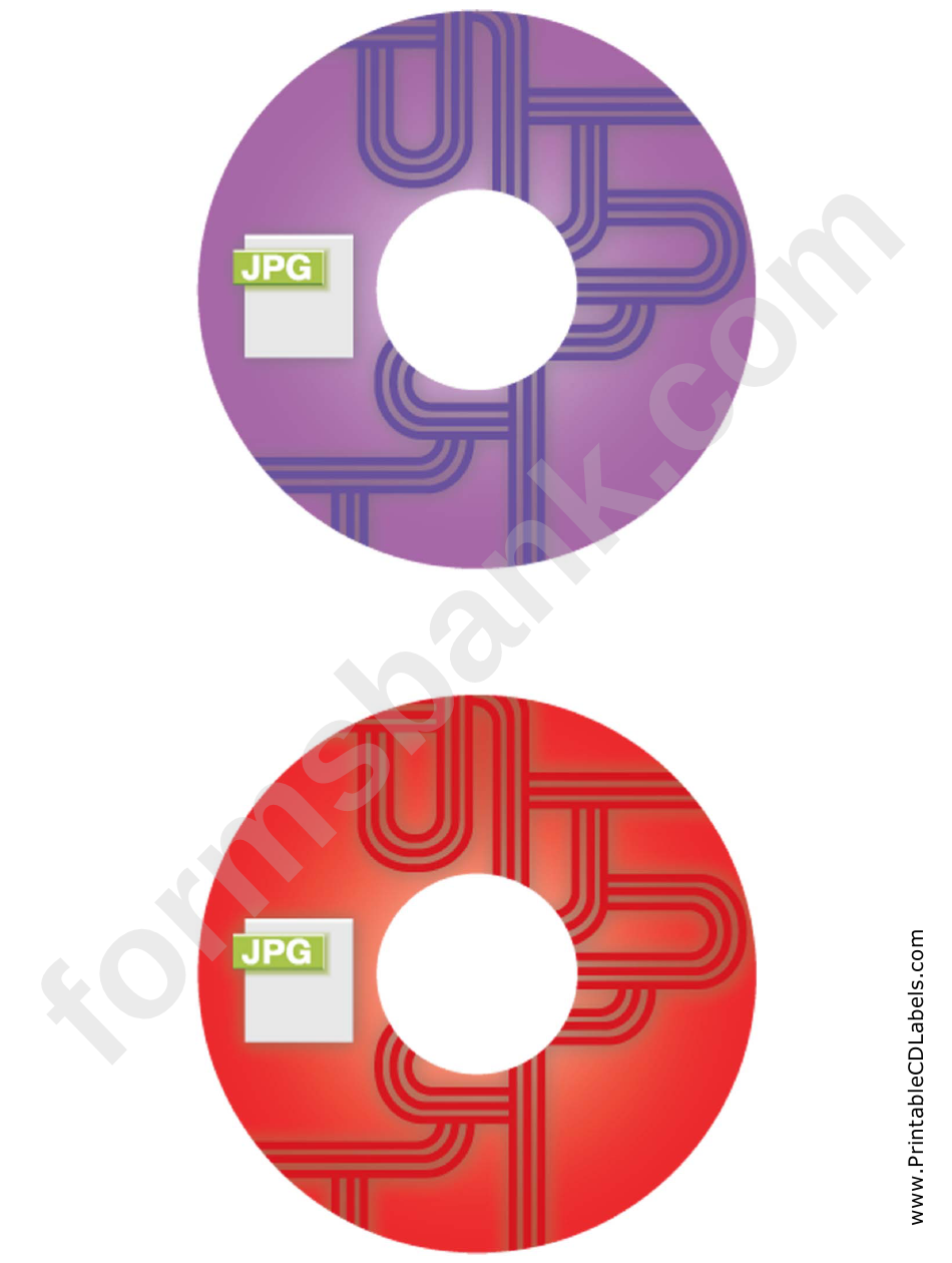 Purple Red Jpg Backups Cd-Dvd Labels
