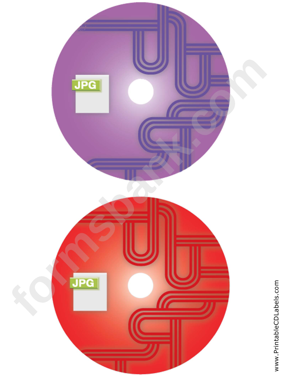 Purple Red Jpg Backups Cd-Dvd Labels