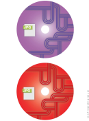 Purple Red Jpg Backups Cd-dvd Labels