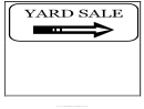Yard Sale Flyer Template