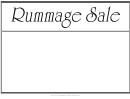 Rummage Sale Flyer Template