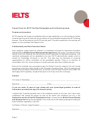 Consent Form For Ielts Test Day Photography And Verification Process