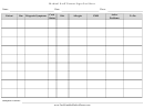 Medical Staff Patient Sign Out Sheet