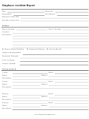Employee Accident Report Form