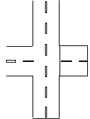 Roadmap Template For Accident Sketch 4-way Intersection