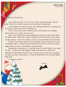 Santa Letter Template