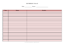 Incoming Call Report Template