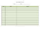 Outgoing Call Report Template