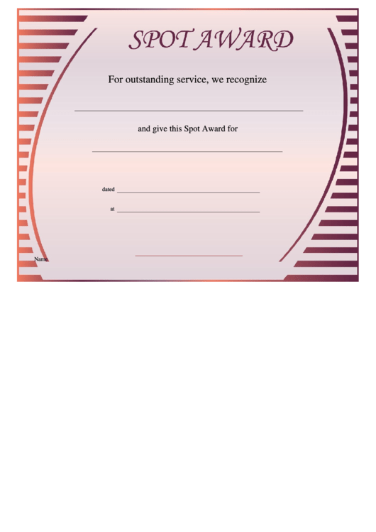 Sport Award Certificate Template Printable pdf