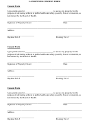 Landowner Consent Form