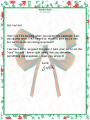 Santa Letter Template