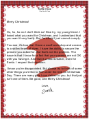 Santa Letter Template