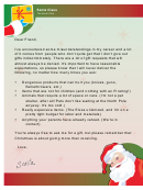 Santa Letter Template