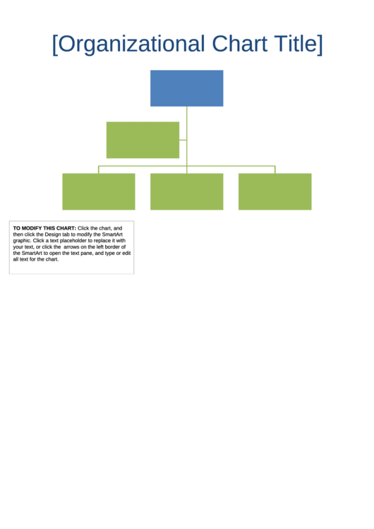 Organizational Chart Template Printable pdf