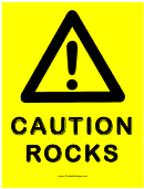 Caution Rocks