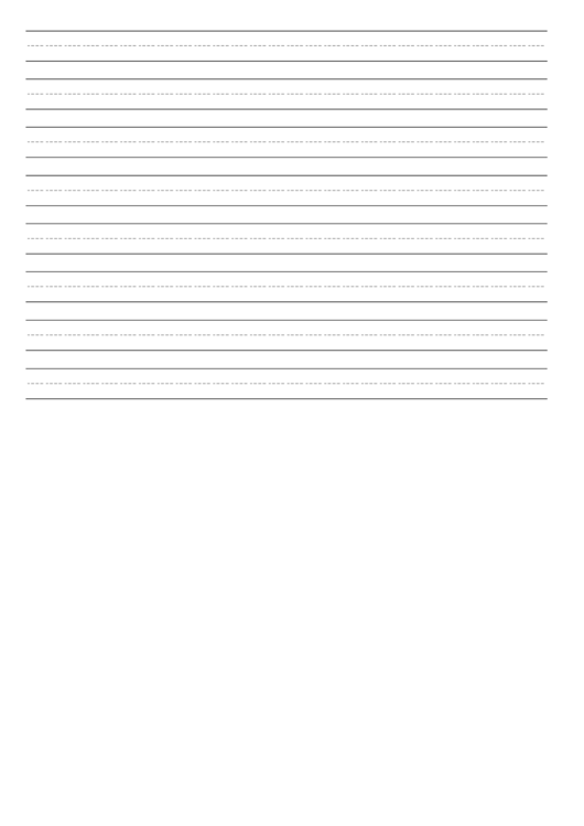 Penmanship Paper With Eight Lines Per Page On Legal-Sized Paper In Landscape Orientation Printable pdf