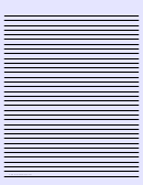 Lined Paper - Light Blue, Wide Black Lines
