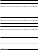 Penmanship Paper With Eleven Lines Per Page On Legal-sized Paper In Portrait Orientation