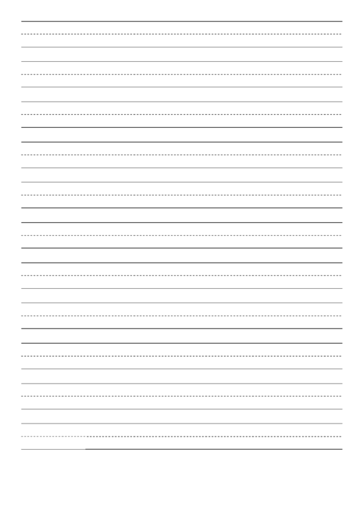 Penmanship Paper With Eleven Lines Per Page On Legal-Sized Paper In Portrait Orientation Printable pdf