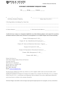 Polk State College Veteran's Deferment Request Form