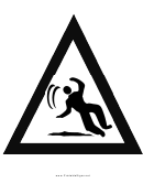 Caution Slippery Graphic