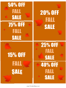 Fall Sale Signs