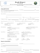 State Of Minnesota Death Report Form Printable pdf