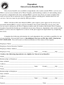 Dependent Out-of-area Benefit Form - West Virginia Public Employees Insurance Agency