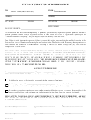 Five-day Unlawful Detainer Notice Form - Nevada