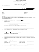 Form Gc5 - Pauper's Oath Application Form - Galveston County, Texas