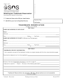 Wasington Trademark Reservation Form