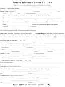 Patient Registration Form - 18 Years Of Age Or Older (no Dependants)