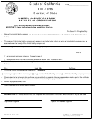 Form Llc-1 Limited Liability Company Articles Of Organization