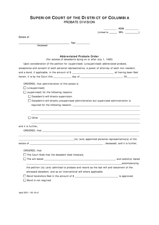 Top 10 Dc Superior Court Forms And Templates Free To Download In PDF Format