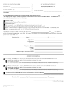 Form 109es - Motion For Removal