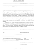 Letter Of Authorization Template- Teton County