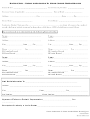 Patient Authorization To Obtain Outside Medical Records Form