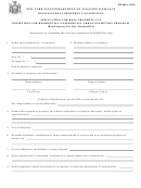 Form Rp-485-a - Application For Real Property Tax Exemption For Residential Urban Program - 2005