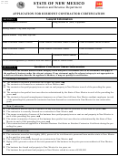 Form Asd - 22240 - Application For Resident Contractor Certification