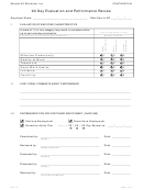 90 Day Evaluation And Performance Review Form