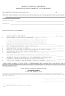 Hotel And Motel Monthly Tax Report Form