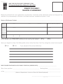Form Trf-3 Request For Direct Transfer Of Membership - New York State Teachers' Retirement System