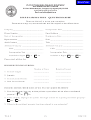 Form Tr-0412 - Self-examination Questionnaire
