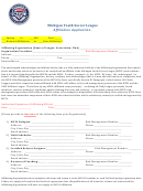 Michigan Youth Soccer League Affiliation Application Form