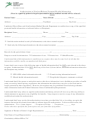 Authorization To Disclose/release Protected Health Information Form