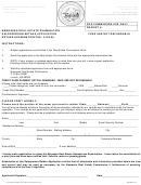 Nebraska Real Estate Examination Salesperson Retake Application Form